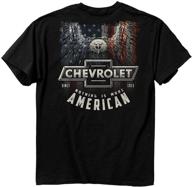 chevy american cotton t shirt black logo