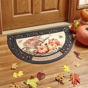 img 2 attached to 🎄 The Lakeside Collection Holiday Doormat: 6-Piece Set with Interchangeable Graphic Inserts