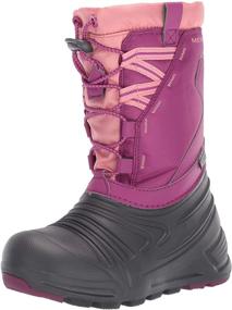 img 4 attached to 👢 Зимняя обувь M-Snow Quest Lite 2.0 WTRPF: идеальная водонепроницаемая обувь Merrell для детей (унисекс)