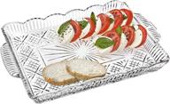 🍽️ godinger 11 inch crystal rectangular serving: elegant and versatile servingware for every occasion logo