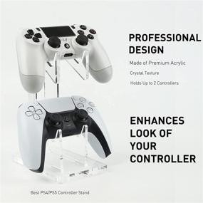 img 1 attached to 🎮 Organize and Exhibit Your Controllers with OAPRIRE Dual Controller Holder Gaming Accessories