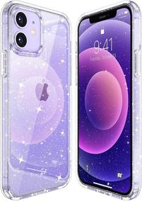 img 4 attached to CASEKOO Crystal Glitter iPhone 12 Case, iPhone 12 Pro Case [Never ✨ Yellow] Clear Shockproof Sparkle Phone Cover Thin Slim Case (6.1”) 2020- Twinkle Stardust