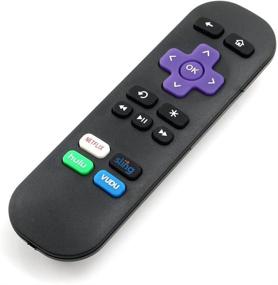 img 1 attached to 📱 Усовершенствованный пульт управления: совместим с Roku 1, 2, 3, 4, HD LT XS XD, Ultra, Express, Premiere | Не подходит для Roku Streaming Stick, TV или Game