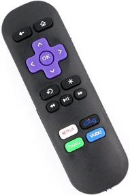 img 2 attached to 📱 Усовершенствованный пульт управления: совместим с Roku 1, 2, 3, 4, HD LT XS XD, Ultra, Express, Premiere | Не подходит для Roku Streaming Stick, TV или Game