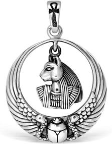 img 4 attached to WithLoveSilver Sterling Ancient Egyptian Goddess