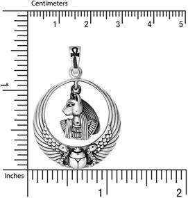 img 1 attached to WithLoveSilver Sterling Ancient Egyptian Goddess