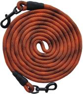 🐕 btinesful tie-out check cord long rope dog leash, best for recall training, large medium small dogs - 8ft 12ft 20ft 30ft 50ft leash logo