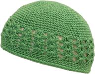 ssk knit kufi hat - shoe string king koopy cap - crochet beanie logo