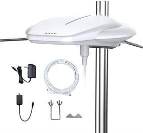 img 4 attached to 📡 Powerful Omnidirectional Amplified Outdoor TV Antenna with Exclusive Amplifier Booster | Support 4K 1080P UHF VHF Freeview HDTV Channels | Enhanced VHF Reception for Outdoor/RV/Marine | 20ft Coax Cable Included