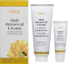 img 1 attached to Gigi Face Hair Removal Cream With Soothing Balm (Set of 3) - Enhanced SEO