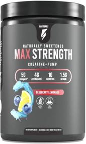 img 4 attached to 🍇 🇷🇺 Inno Supps Максимальная сила - Продвинутый креатин + Добавка для улучшения физических показателей, Креапюр 5г, HMB 500мг, L-Цитрулин 4г, Без искусственных сладителей, Подходит для кето-диеты, Веганский, Не ГМО, Без глютена, Без сои - Аромат черники с лимоном