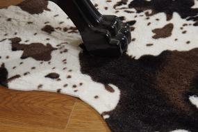 img 1 attached to 🐄 Faux Cowhide Rug 3.6ft x 2.5ft by NativeSkins - Cow Print Western Boho Decor - Synthetic, Cruelty-Free Animal Hide Carpet with No-Slip Backing - Enhance Your Space with this SEO-optimized Rug