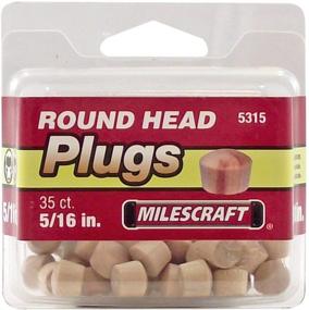 img 1 attached to 🔌 Milescraft 5315 5/16" Round Head Plug: Versatile and Dependable Solution for All Your Joinery Needs