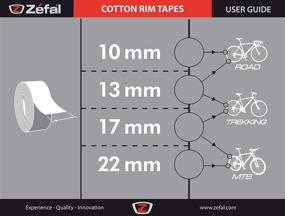 img 1 attached to Zefal Bicycle Rim Tape 17mm: Durable 2-Count Pack for Optimal Tire Protection