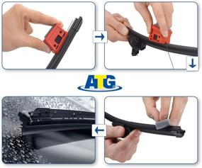 img 1 attached to 🔧 ATG Perfect.Cut Universal Windshield Wiper Repair Kit I Windshield Wiper Blade Cutter I Wiper Blade Sharpener I Wiper Blade Restorer