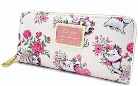 img 2 attached to Exquisite Loungefly x Disney Marie Floral AOP Wallet: A Delightful Disney-Infused Accessory for Flawless Style!