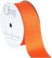 🧡 10 yards of torrid orange 1.5" grosgrain ribbon by berwick offray logo