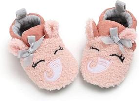 img 2 attached to 👶 LAFEGEN Slipper Newborn Booties Toddler Boys' Shoes: Comfy and Stylish Slippers