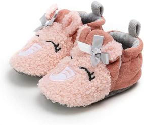 img 1 attached to 👶 LAFEGEN Slipper Newborn Booties Toddler Boys' Shoes: Comfy and Stylish Slippers