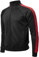 premium quality shoulder zip up jacket men's clothing for active logo