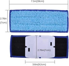 img 3 attached to 🧹 6-Pack Reusable Wet Mop Pads for iRobot Braava Jet 240 241