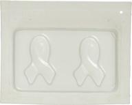 🎀 yaley resin jewelry reusable plastic mold - set of 2 small ribbons, 3.5"x4.5 logo
