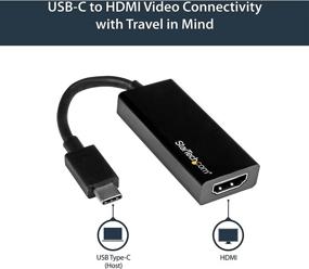 img 3 attached to Высокопроизводительный адаптер-конвертер USB-C в HDMI видео - 4K 30 Гц - совместим с Thunderbolt 3 - идеально подходит для путешествий - адаптер StarTech.com USB 3.1 Type-C к HDMI монитору (CDP2HD)