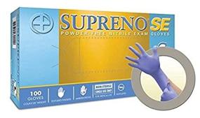 img 3 attached to Premium SU690L Supreno Nitrile Gloves - Large Size | Medical Grade Powder-Free Gloves