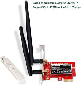 img 3 attached to 📶 Быстрый и надежный беспроводной адаптер LinksTek Wireless AC 600Mbps PCI-E Wi-Fi - Двухдиапазонный 2,4 ГГц/5 ГГц - Совместим с Windows 10 8.1 8 7 - Легкая установка - PCIE-AC600