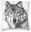 antcreptson blue eyed printed pillow customize logo
