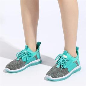 img 2 attached to UUBARIS Sneakers Lightweight Athletic Breathable Women's Shoes for Athletic