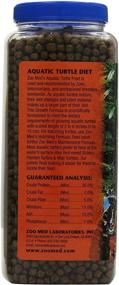 img 2 attached to 🐢 Zoo Med Growth Formula Natural Aquatic Turtle Food - 13oz