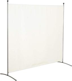 img 4 attached to 🚪 Freestanding Room Divider Partition Privacy Screen – Ideal for School, Church, Office, Classroom, Dorm Room, Kids Room, Studio, Conference – 72 inches Wide X 71 inches