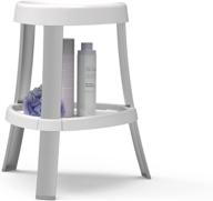 🛁 белый спа душевое сиденье с полочкой от better living products - модель 70061 логотип