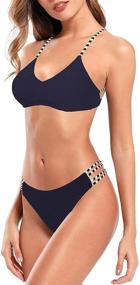 img 1 attached to 👙 SHEKINI Womens Triangle Bathing Suit: A Charming Addition to Women's Clothing in Swimsuits & Cover Ups