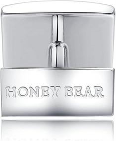 img 3 attached to Honey Bear Cufflinks Mens Rectangle Men's Accessories for Cuff Links, Shirt Studs & Tie Clips