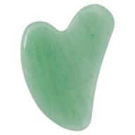 🌿 green aventurine gua sha facial massage tool set for face lifting, acupressure, lymphatic drainage, and anti-aging benefits (green aventurine guasha) logo