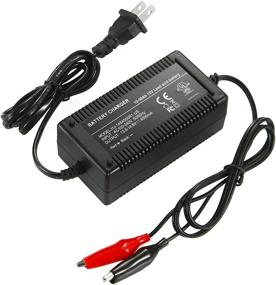 img 4 attached to 🔋 Black 12V Lead Acid Battery Charger - 14.8V 4A Charger with Clip