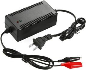 img 1 attached to 🔋 Black 12V Lead Acid Battery Charger - 14.8V 4A Charger with Clip