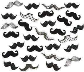 img 1 attached to Fun Express - Mustache Confetti (2oz) for Party Decor - General Decor - Confetti - Party Supplies - 1 Piece