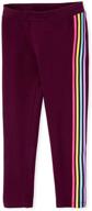 🌈 girls' active rainbow side stripe leggings by the children's place logo