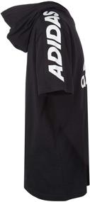 img 3 attached to adidas Boys' Big Short Sleeve Hooded T-Shirt: Sporty and Stylish Choice for Active Kids