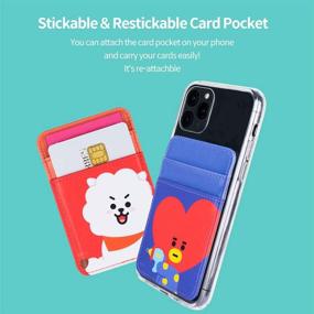 img 3 attached to BT21 Official Merchandise Compatible Smartphones Cell Phones & Accessories