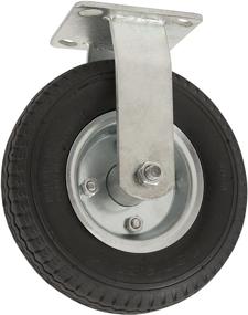 img 1 attached to 🔩 Rigid Non-Swivel Pneumatic Caster Wheel