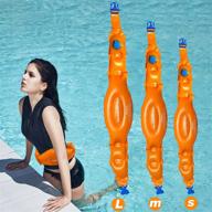 🏊 inflatable swim belts, 3pcs training aid for kids and adults - adjustable safety buckle, portable pool float for beginners and children logo