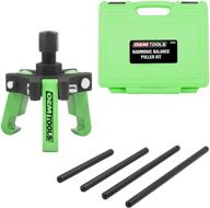 oemtools harmonic balancer puller kit - adjustable 3-jaw puller for most late model vehicles - 3/8” square drive compatible - includes 4 forcing rods logo