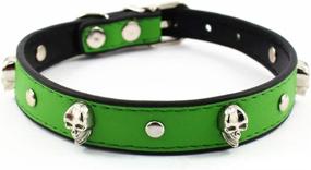 img 3 attached to 🌈 JIngwy Colorful Personalized Design Collar for Puppies and Cats - Choose from 9 Vibrant Colors: Red, Yellow, Black, Brown, Pink, Green, Orange, Rose Red, or Blue!