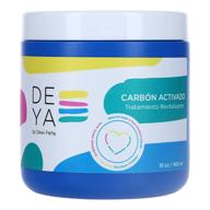 🎭 deya activated charcoal mask for intense hydration, repairing very damaged hair & split ends (16 oz) logo