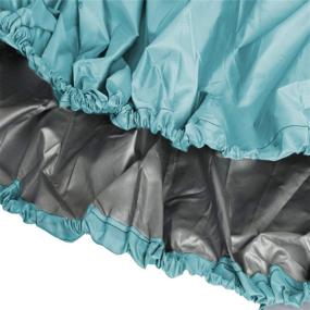 img 2 attached to 🛶 Waterproof Kayak Cover - Offers UV Protection for Fishing Boat, Hobie Pro Angler, Rowing Shell & Paddle Board - Ultimate Dust and Sunblock Canoe Storage