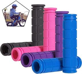 img 4 attached to 🚲 Rocutus 4 Pairs of Non-Slip Mushroom Rubber Bike Handlebar Grips - Ideal for Scooters, Cruisers, Seadoos, Tricycles, Wheelchairs, Mountain Bikes, Urban Bicycles, Foldable Bikes, MTBs, and BMXs